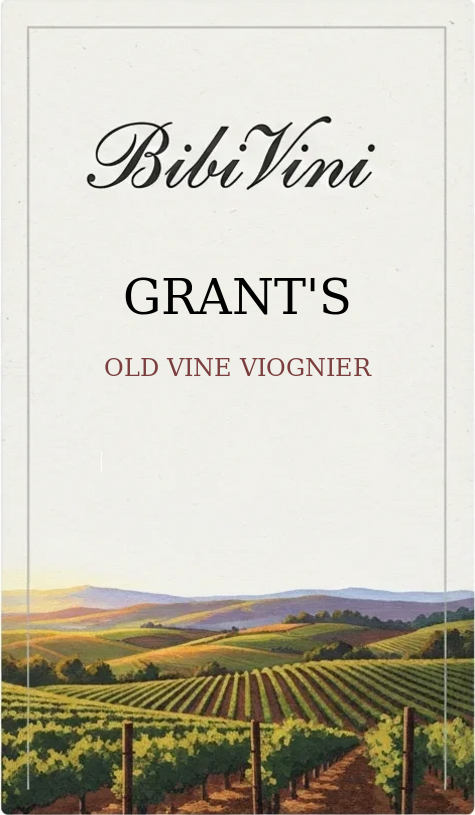 Grant's Viognier label