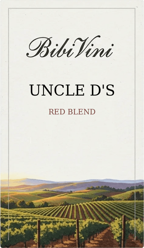 Uncle D's Red Blend